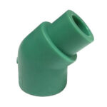 BR Elbow Male Thread, PP-R, Green