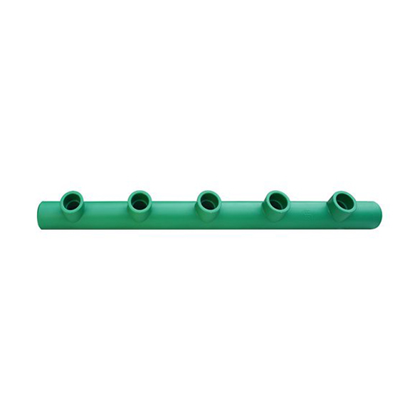 BR Manifold Welding Without End Socket, PP-R, Green