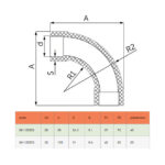 كوع لحام BR 90°، PP-R، أخضر2