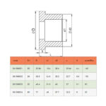 BR Welding Flang Of Ball Valves, PP-R, Black