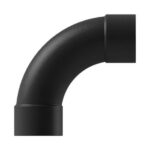 BR Welding Long ELbow 90°, PP-R, Black