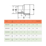 BR Welding Reducer, PP-R, Black