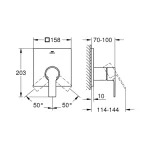 Grohe Allura Single Lever Shower Mixer ,19317001