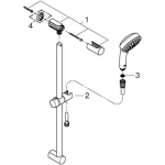 Grohe Tempesta100 Shower Rail Set ,27578002