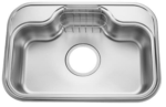 Korina Kitchen Sink With Drain 74x51.5cm ,JIS740