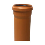 Kessel Drainage Pipe, 110 Mm – 4 Inch × 6.7 Mm, Orange, PP