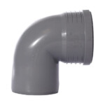 Kessel Elbow 87.5°, PP, Grey