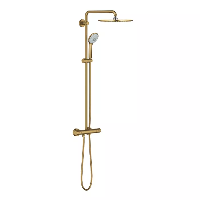 Grohe Euphoria 310 Shower System With Thermostatic Mixer Gold Matt ,26075GN0