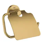 Grohe Essentials Toilet Paper Holder With Cover Gold Matt ,40367GN1
