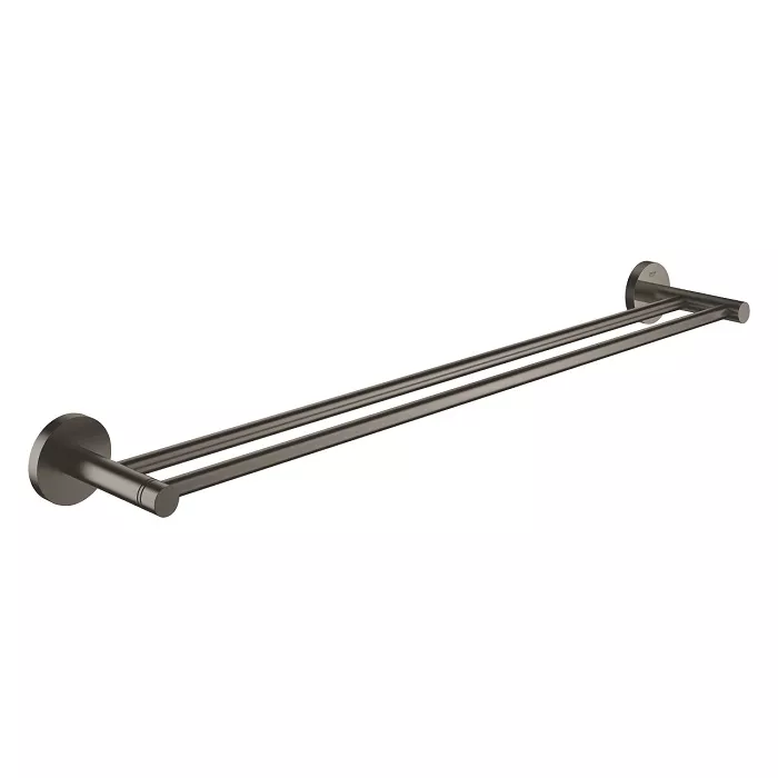 Grohe Essentials Double Towel Rail Matte Black ,40802AL1