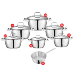 Zahran Stainless Steel Optima Cooking Set ,Stewpot ,4300008586