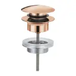 Grohe Waste Set With Push-Open Plug Glossy Rose Gold ,65807DA0