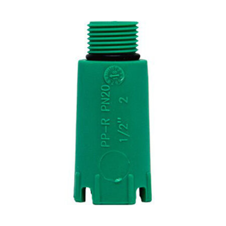 BR Welding Wall Inlet Plug, 20 Mm - ( ½ ), PP-R, Green