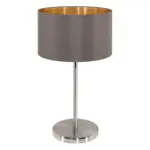 Grey and gold steel lampshades grey lamp shade