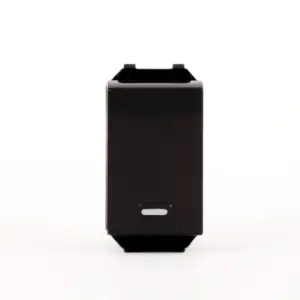 One way switch 16A Black
