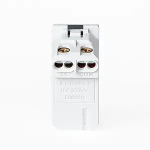 One way switch 16A Black

