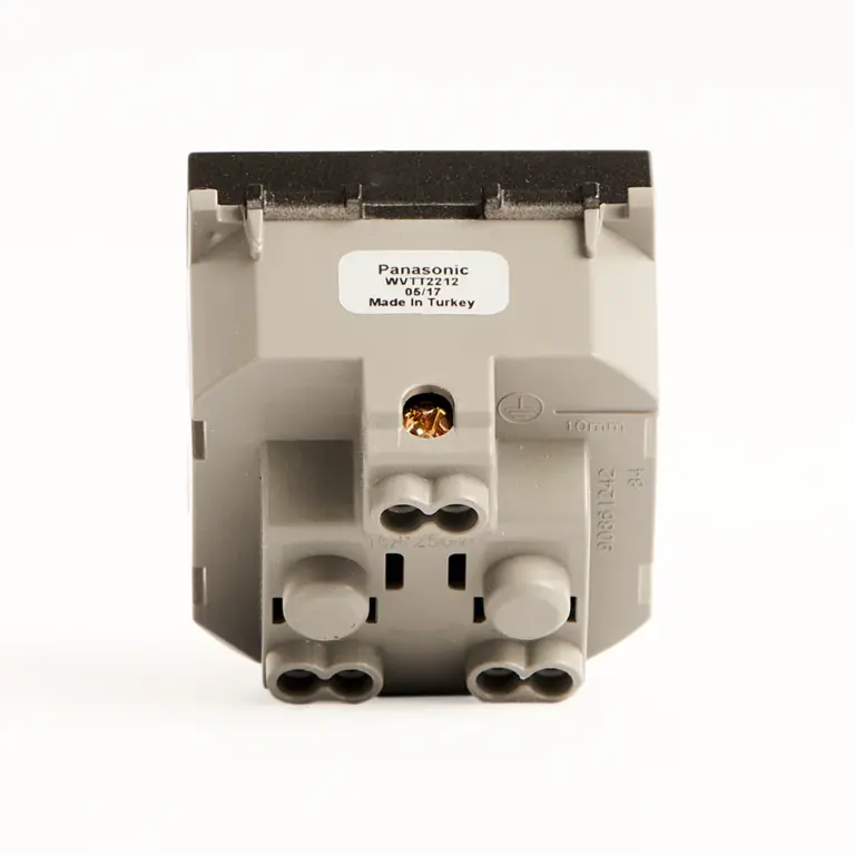 Panasonic German socket with cover 16A Gray Thea