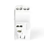 Two way switch illuminated 16A White