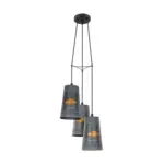 silver steel black Pendant Light