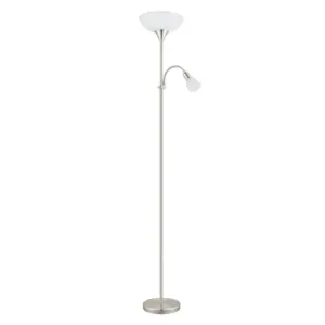 Eglo silver steel nickel Floor Light
