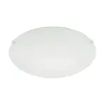 Eglo white steel white glass Pelfonera