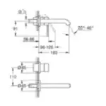 Grohe Essence 2-Hole Basin Mixer M-Size Gold ,29192GL1