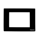 Panasonic 3M plate with mounting frame Black Roma