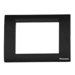 3M plate with mounting frame Black Roma Panasonic