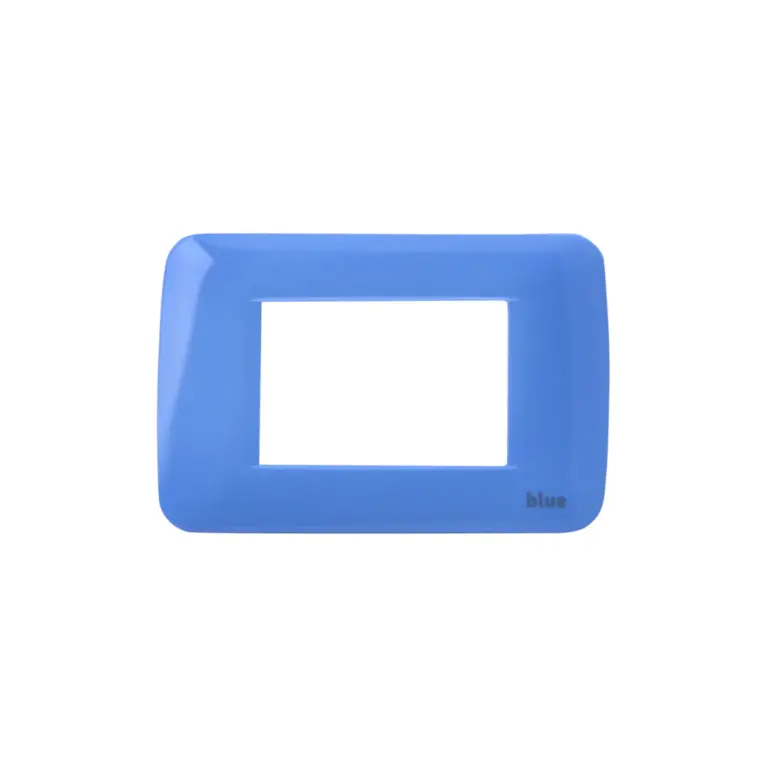 3M plate with mounting frame Blue