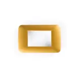 3M plate with mounting frame Gold