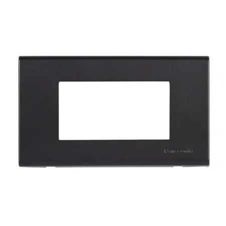 Panasonic 3M plate with mounting frame black Wide