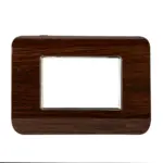 3M plate without mounting frame Flat Dark Wooden