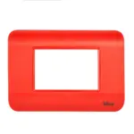 3M plate without mounting frame Flat Red