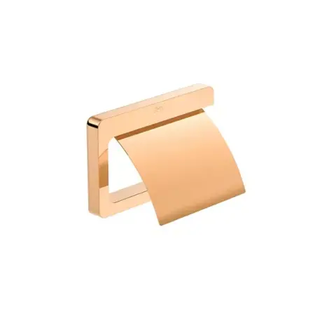 Roca Tempo Toilet Paper Holder With Cover Gold ,A817033GD0