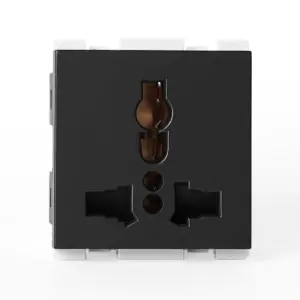 Multi socket 10A Black 