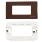 Panasonic 3M plate with mounting frame brown Wide