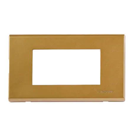 Panasonic 3M plate with mounting frame gold