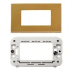 Panasonic 3M plate with mounting frame gold Wide