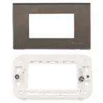 Panasonic 3M plate with mounting frame gray Wide