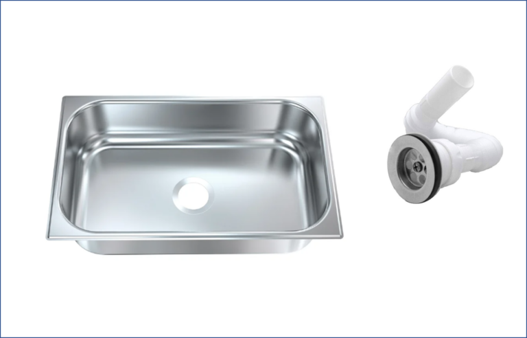 Plaza galaxy stainless steel kitchen sink 44 x 71 with Drain 602020304