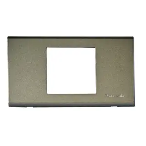 Plate for german socket gray Wide