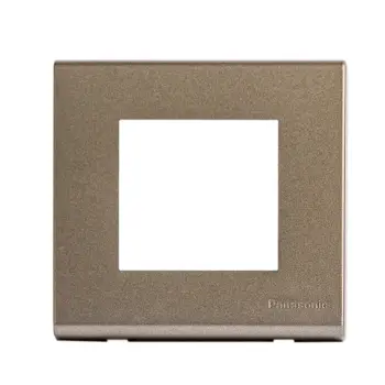 Panasonic Square plate for multi socket Gray Wide