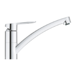 Grohe BauEco Sink Mixer Chrome ,31680000