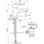 Ideal Standard IdealStream Basin Mixer ,B1262AA