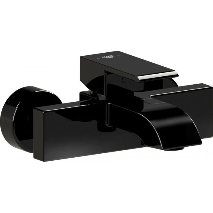 Kludi Rak Profile Bath And Shower Mixer Black ,RAK14102.BK1