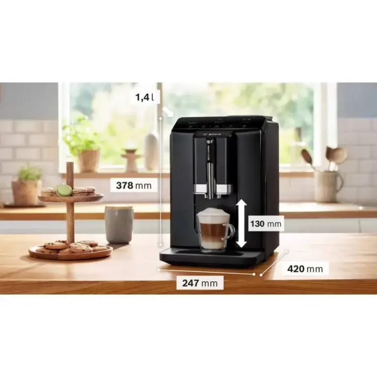 Bosch Automatic Coffee Machine VeroCafe Piano Black ,TIE20119