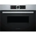 Bosch Series 8 Electric Oven 60cm 45 Liter with microwave ,CMG633BS1