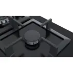 Bosch Gas Hob 5 Burners 75 cm Hard Glass Black ,PPQ7A6B20