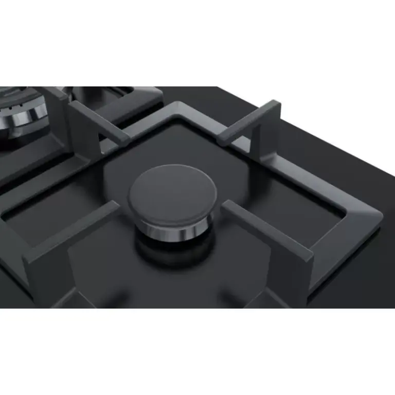 Bosch Gas Hob 5 Burners 75 cm Hard Glass Black ,PPQ7A6B20