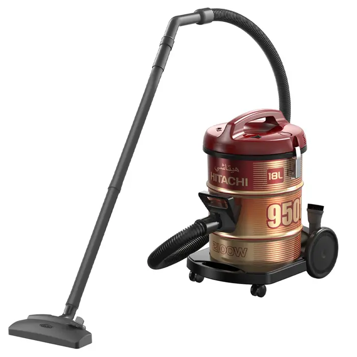 Hitachi Drum Vacuum Cleaner Red 2100 Watt ,CV-950F